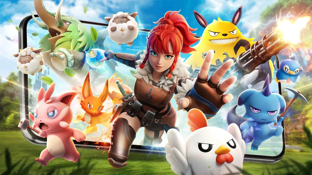 Official Palworld Mobile key art and logo from Krafton — see our vs Palworld Online page for Garena's competing title