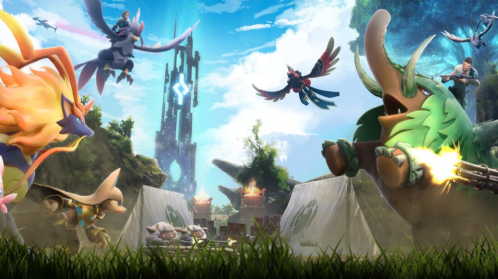 Official Palworld key art — Krafton has not published an official device compatibility chart for Palworld Mobile yet